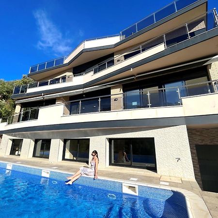 Villa De Lujo Con Vistas Al Mar Y Piscina Privada Santa Susanna Dış mekan fotoğraf