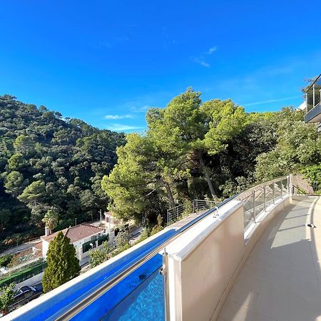 Villa De Lujo Con Vistas Al Mar Y Piscina Privada Santa Susanna Dış mekan fotoğraf